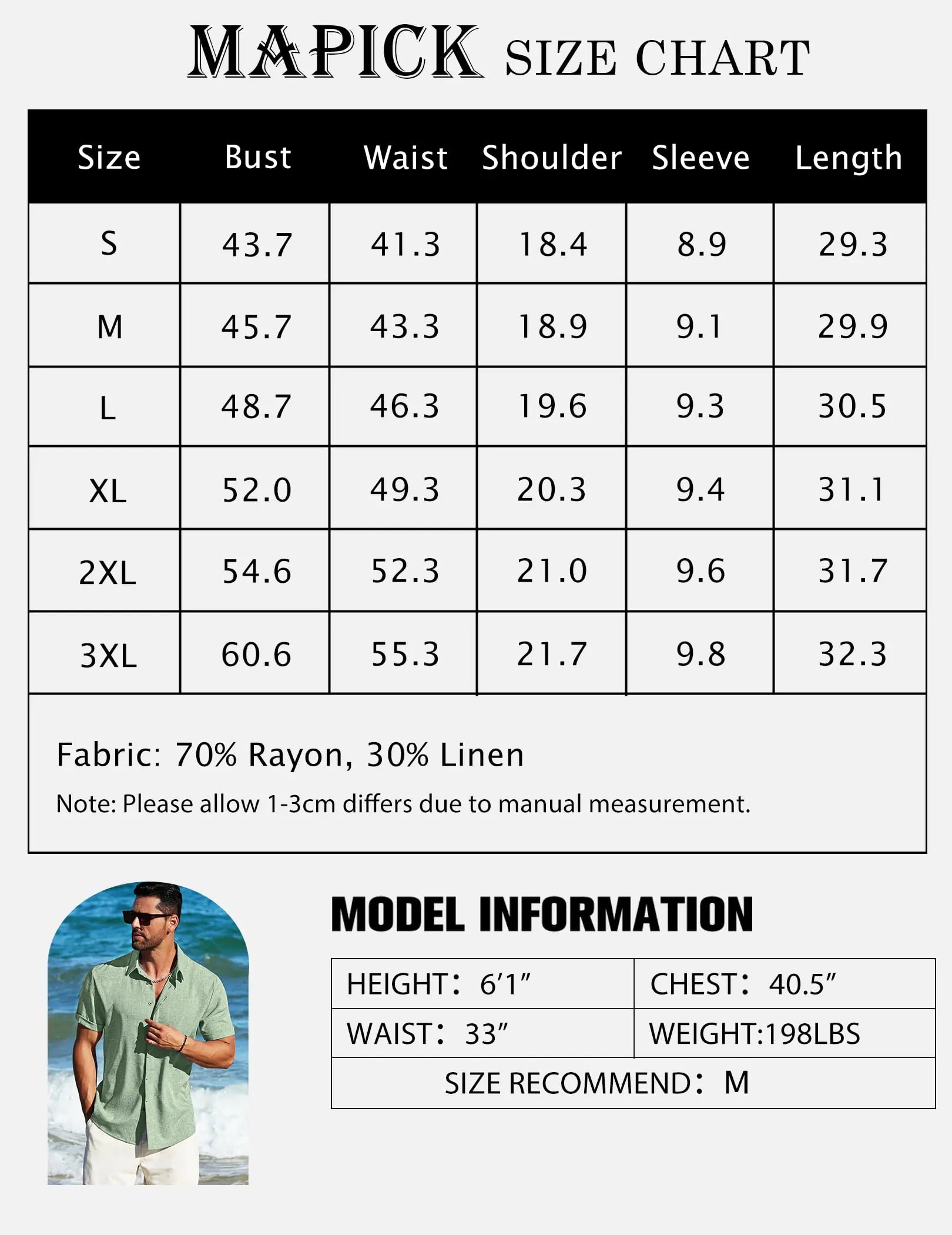 MAPICK Men's Linen Shirts Short Sleeve Button Down Casual Shirt Business Dress Clothing Beach Fashion Summer Tops 3X-Large Green