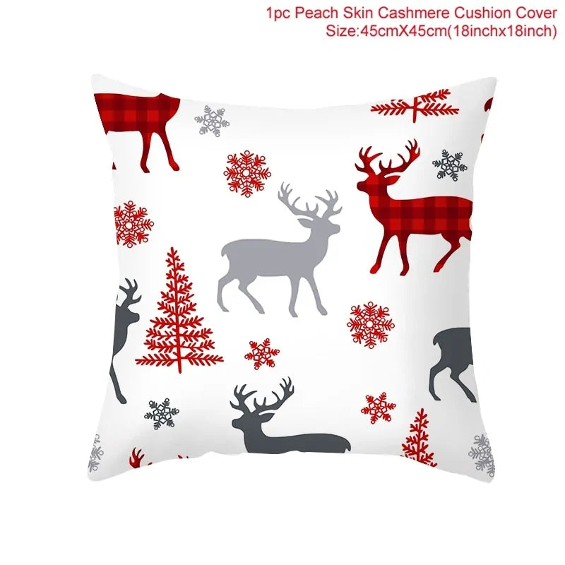 Cartoon Christmas Pillow Cover