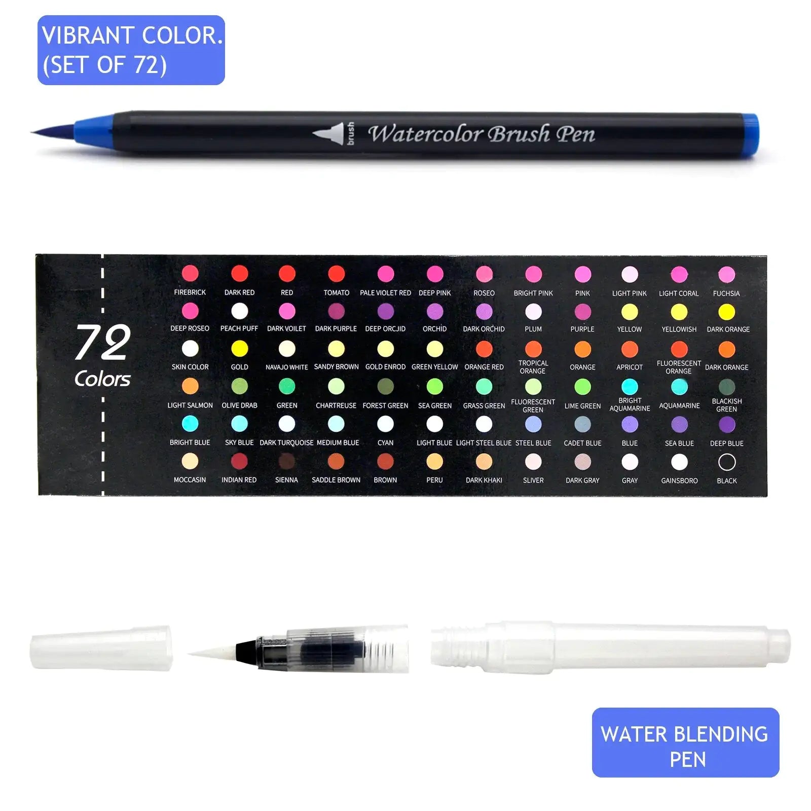 Watercolor Markers Set for Kids