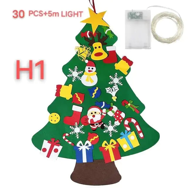 DIY Felt Christmas Tree Kit 2024