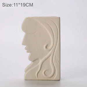 Art Face Ceramic Ornaments