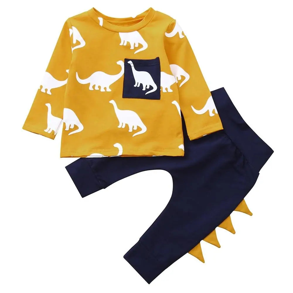 Dinosaur Shirts Set For Boys Girls Kids