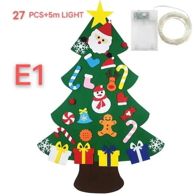 DIY Felt Christmas Tree Kit 2024