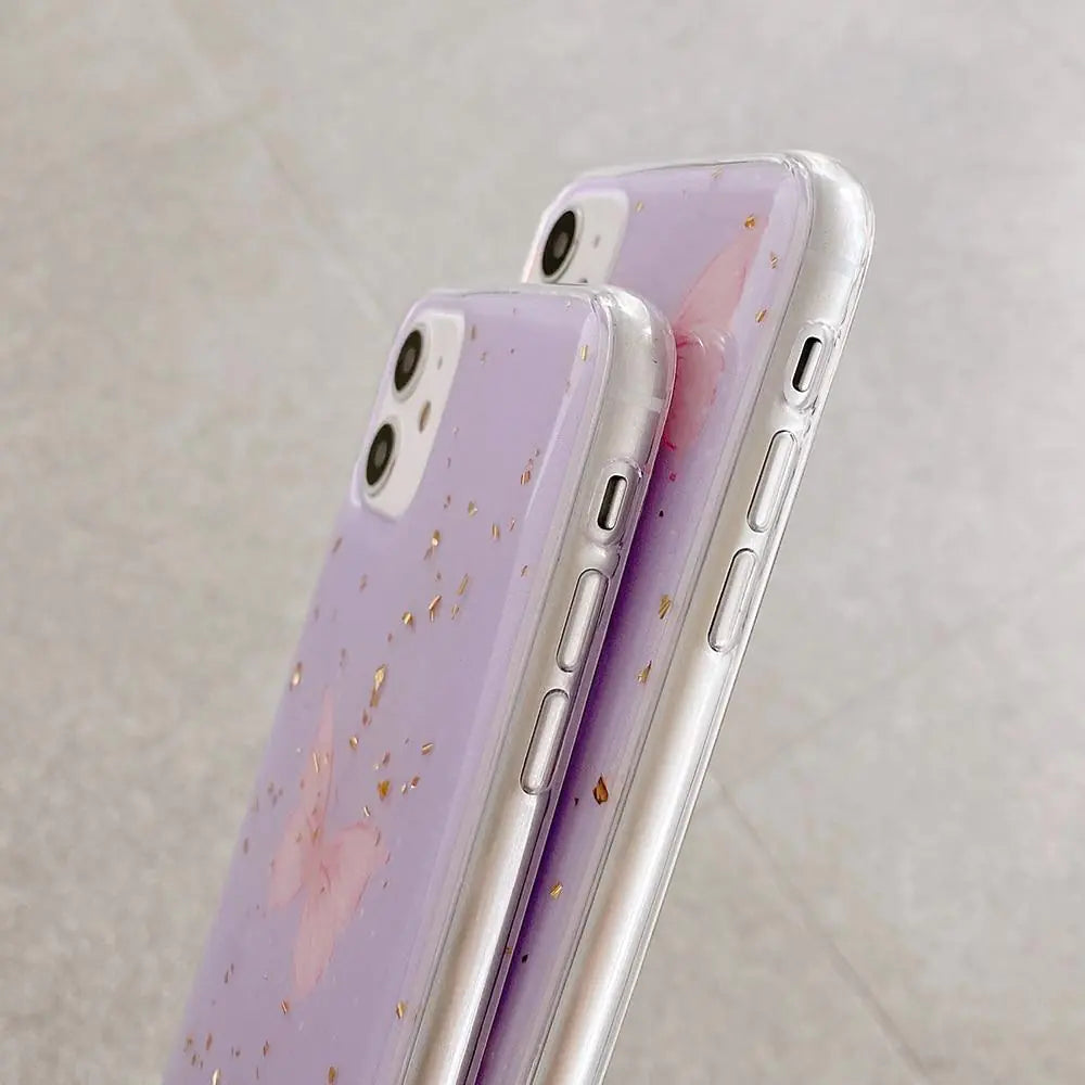 Purple Butterfly Case