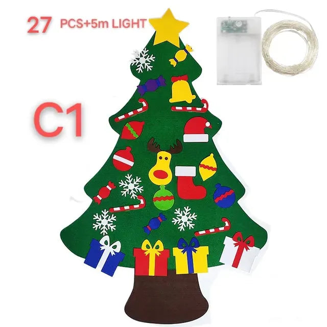 DIY Felt Christmas Tree Kit 2024