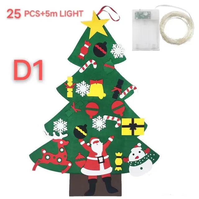 DIY Felt Christmas Tree Kit 2024